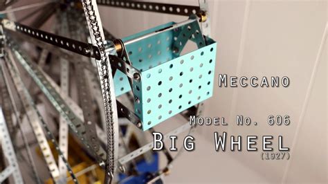 Meccano 1927 Big Wheel With Added Steam Engine Youtube