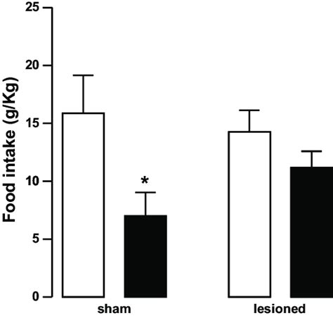 Dsap Lesion Prevented The Anorexigenic Effects Of Oleoylethanolamide