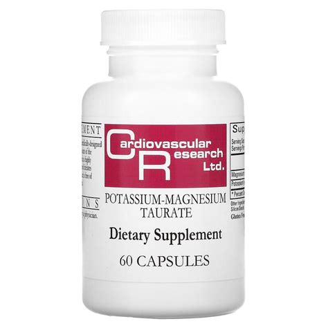 Cardiovascular Research Potassium Magnesium Taurate 60 viên