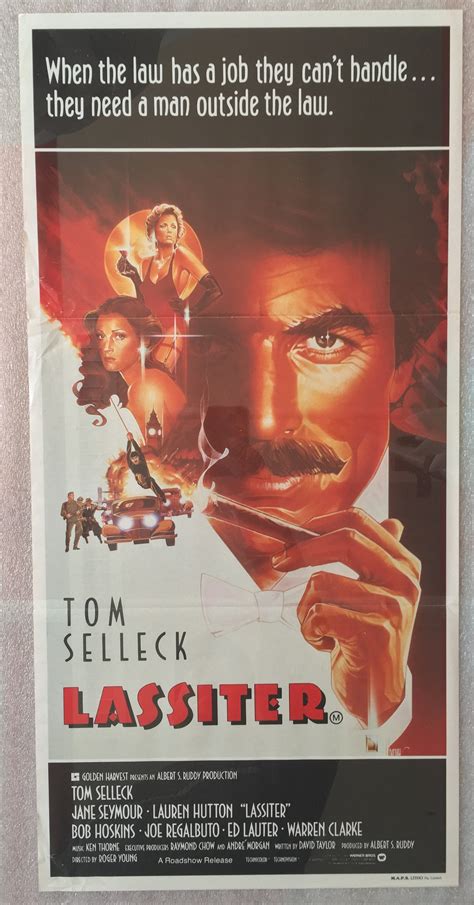 Lassiter Australian Daybill Poster 13x26 5 Tom Selleck Jane Seymour