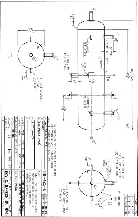 Ammonia Piping Installation Drawing Rangexcel