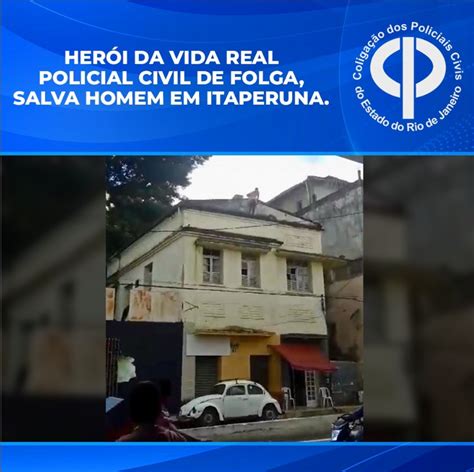 HERÓI DA VIDA REAL POLICIAL CIVIL DE FOLGA SALVA HOMEM EM ITAPERUNA