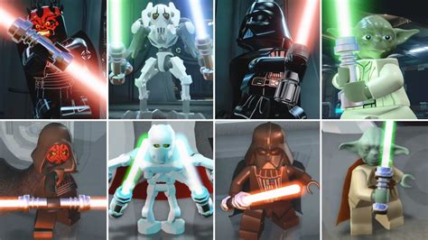 Lego Star Wars The Force Awakens Vs The Complete Saga Characters