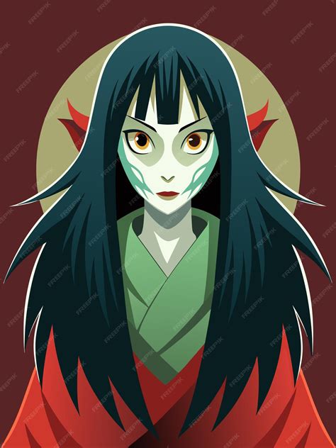 Premium Vector | A poster for a anime character called the devil