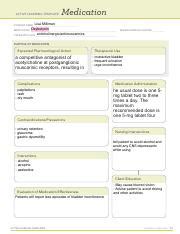 Med Card Oxybutynin Pdf Active Learning Template Medication Lisa