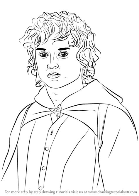 Learn How To Draw Frodo Baggins From Lord Of The Rings Lord Of The