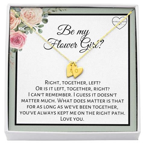 Flower Girl Proposal Will You Be My Flower Girl T From Etsy