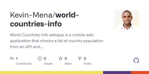 Github Kevin Mena World Countries Info World Countries Info Webapp