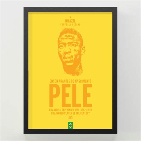 Shop Pele Posters Online - Brazilian Football Legend Posters