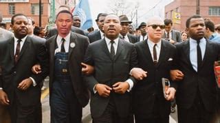 Duke Denzel Dennis marches with MLK (1963) colorized. : r/YourRAGE