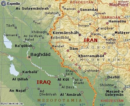 Taurus And Zagros Mountains Map