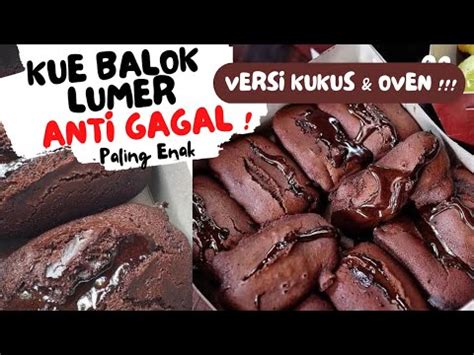 CARA MEMBUAT RESEP KUE BALOK LUMER COKLAT KUKUS DAN OVEN ANTI GAGAL