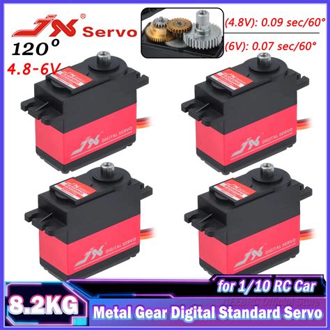 JX Servo De PDI 6208MG De 8 2 KG Engranaje De Metal Est Ndar Digital De