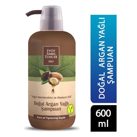 Eyüp Sabri Tuncer Doğal Şampuan 600 ml Argan Yağlı Pet Şişe