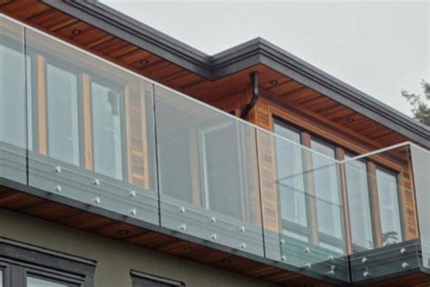 Frameless Glass Railings Contemporary Patio Vancouver By Mv Glass Point Inc