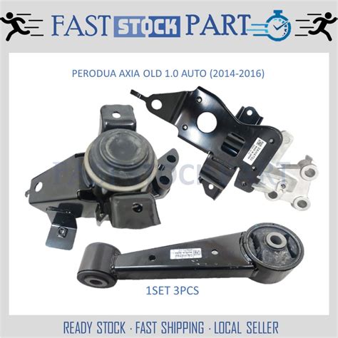 Set Pcs Engine Mounting Perodua Axia Old Auto