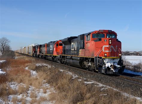 Railpictures Ca Marc Dease Photo Cn Leads Train East At