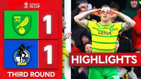 Replay Beckons Norwich City 1 1 Bristol Rovers Highlights