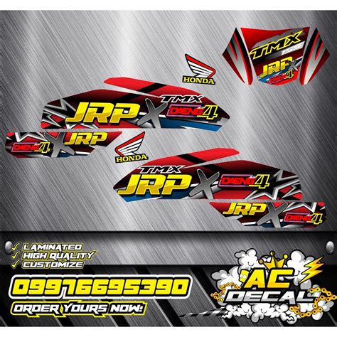 Honda Tmx Jrp Decal Design Shopee Philippines