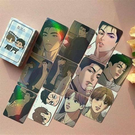 Pcs Pack Korean Manga Bl Manwha Jinx Laser Card Anime Joo Jaekyung