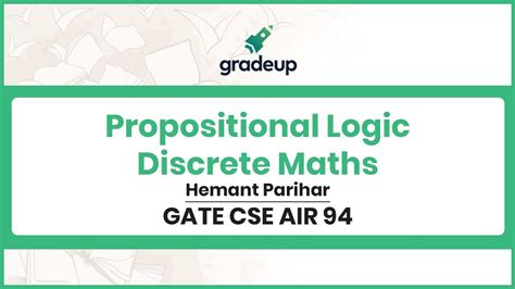 Propositional Logic Gate Questions Discrete Maths Gate Cse