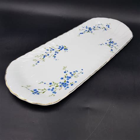 Bernardaud Limoges Cake Tray Porcelaine Myosotis Catawiki