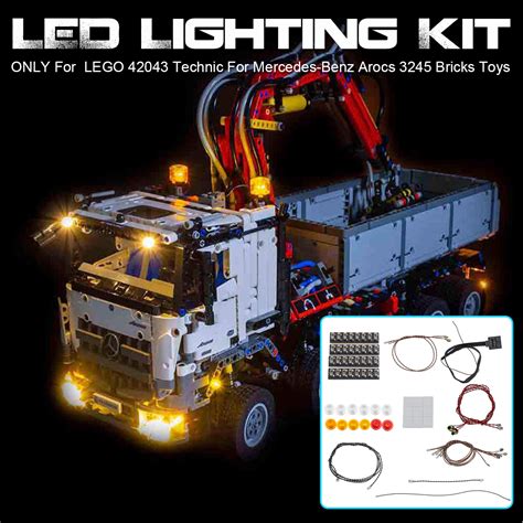 New LED Light Lighting Kit ONLY For LEGO 42043 Technic For Mercedes