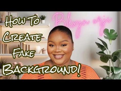 How To Create A Free Fake Background For Youtube Videos Youtube