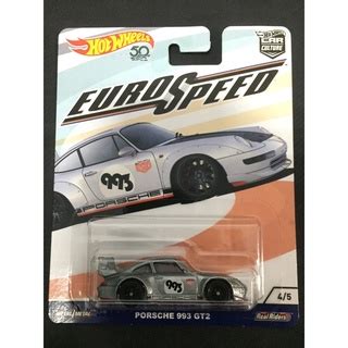 風火輪 hot wheels euro speed 保時捷 Porsche 993 gt2 蛙 老蛙 波子 精裝 膠胎 蝦皮購物