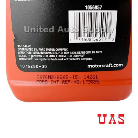 Ford Motorcraft Mercon Lv Automatic Transmission Fluid For Ford Ranger