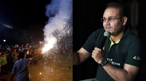 “hypocrisy Kyun” Virender Sehwag Slams Double Standards After Firecrackers Burst To Celebrate