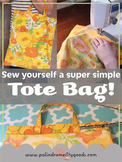 Sew Yourself A Super Simple Tote Bag And Learn How To Line It