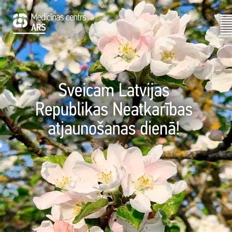 Sirsnīgi Sveicam Latvijas Republikas Neatkarības Atjaunošanas Dienā