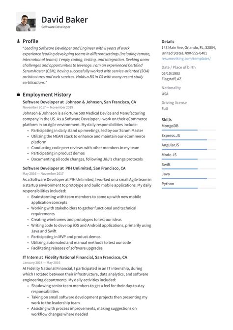 24 Software Developer Resume Examples For 2023