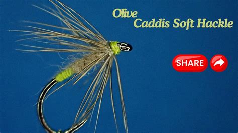 Quick And Easy Olive Caddis Soft Hackle Fly Tying Tutorial Youtube