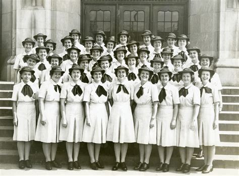 Group Portrait Of Waves In The United States During World War Ii The