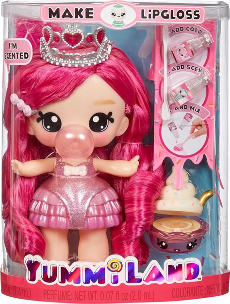 MGA Entertainment Yummiland Muñeca Grande y Mascota Num Nom Lipgloss