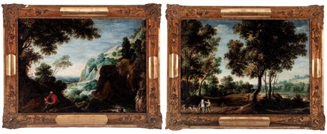 Sold Price Flemish School Of The 17th Century Pair Of Country Scenes