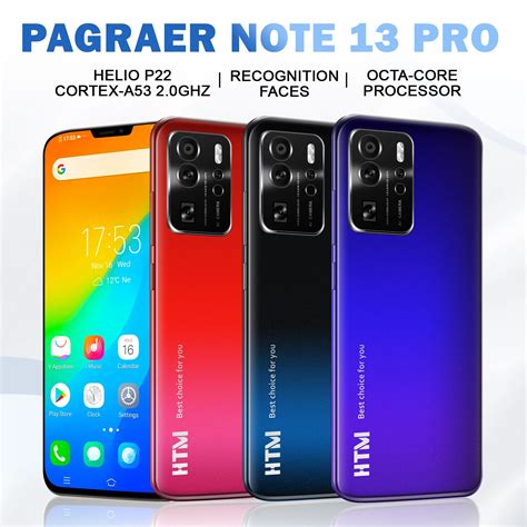 Global Version Pagraer Note Pro Smartphone Android Face Unlock