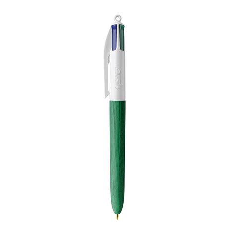 Stylo BIC 4 Couleurs personnalisé Bois avec marquage de votre logo