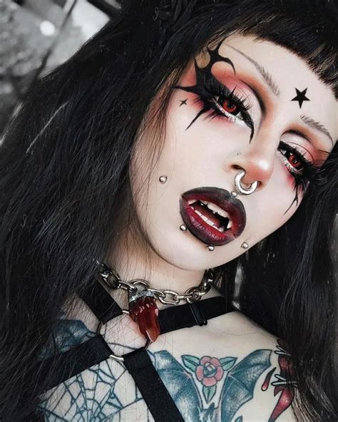 Goth Vampiress Cha S Pixie Goth Makeup Punk Makeup Edgy Makeup