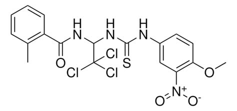 2 ME N 2 2 2 TRICHLORO 1 3 4 MEO 3 NITRO PHENYL THIOUREIDO ETHYL