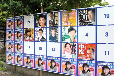 都知事選でほぼ全裸女性のポスター掲出、候補者に警告 警視庁 社会写真ニュース 日刊スポーツ