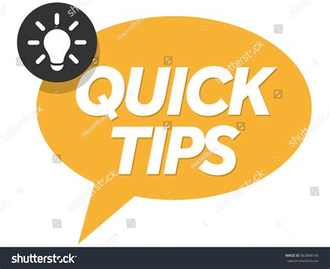 Quick Tips Badge Banner Vector Light Stock Vector Royalty Free