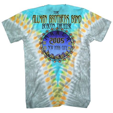 Allman Brothers Band T Shirt Flying Peach Tie Dye The Shirt