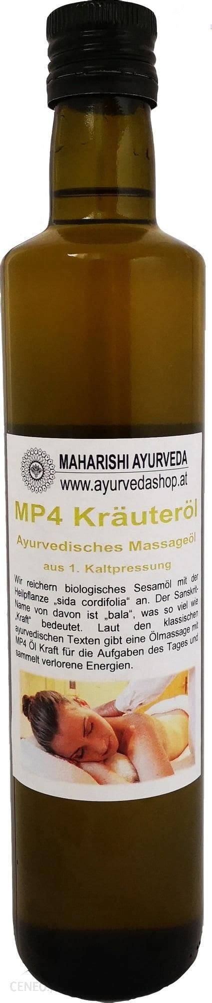 Maharishi Ayurveda Mp4 Olej Sezamowy Z Ziołami Dojrzewający 500ml