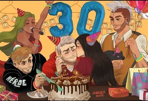 An Image Of People Celebrating Their 30th Birthday