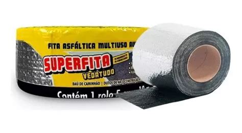 Fita Multiuso Superfita Veda Tudo Cm X M Aluminizado Frete Gr Tis