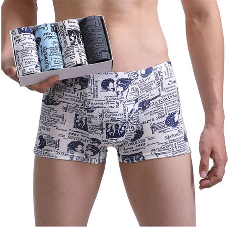 Boxer Shorty Lot De Culottes Imprim Es Sans Couture Pour Hommes