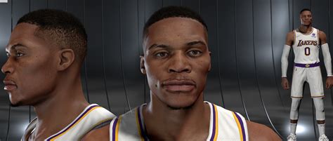 NBA 2K22 Russell Westbrook Cyberface Update And Body Model By PPP